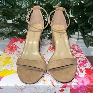 Tan Ankle Strap Sandal